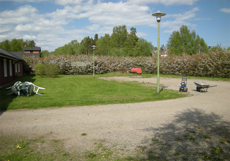 södra tomten sett mot norr